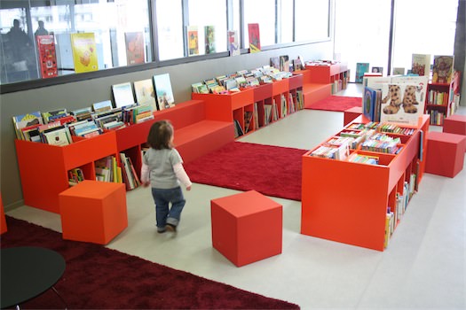 Centre culturel de Cergy (95) - Bibliothèque - Espace Enfance