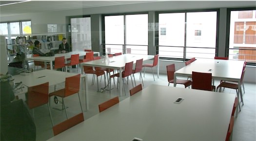 Centre culturel de Cergy (95) - Salle d'étude